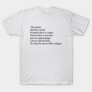 Labour Lyrics - Paris Paloma T-Shirt